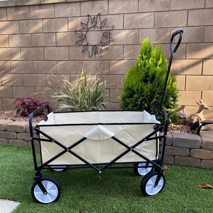 Image showing the garden cart in use
