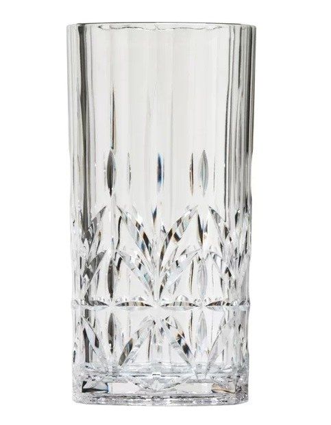 A drinking glass on a white background, perfect for any occasion.