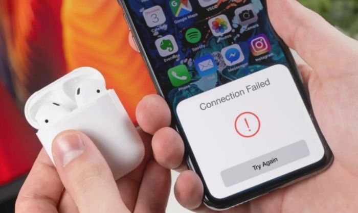 AirPods gặp sự cố không thể nghe cuộc gọi