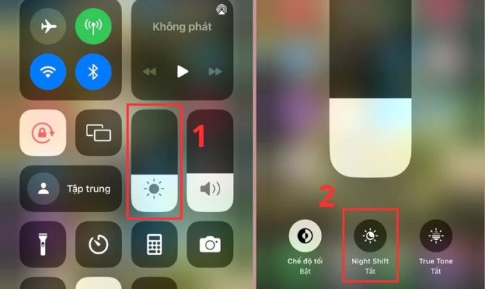 Vô hiệu hóa chế độ Night Shift khi màn hình iPhone bị vàng