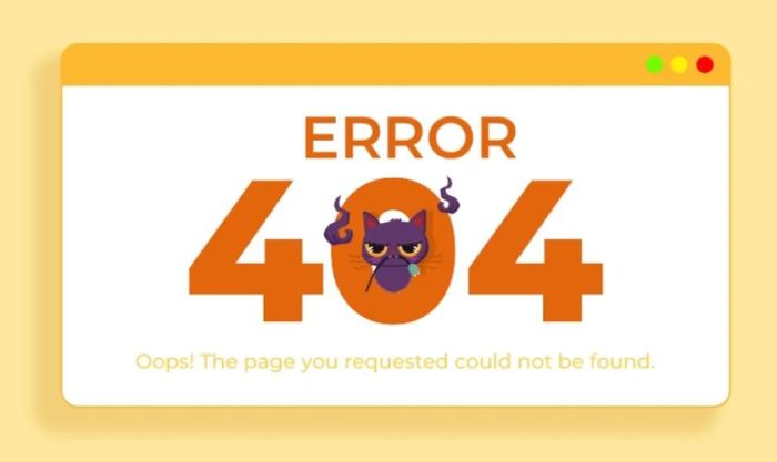 Có bao nhiêu loại lỗi 404?