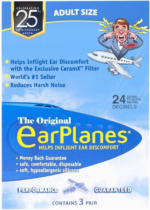 The box containing earplugs