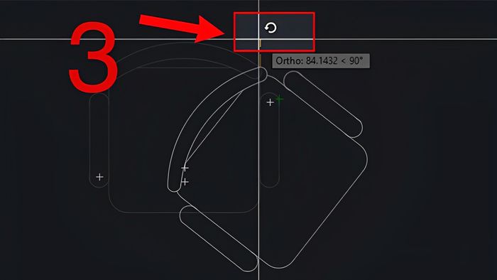 lệnh xoay đối tượng trong CAD