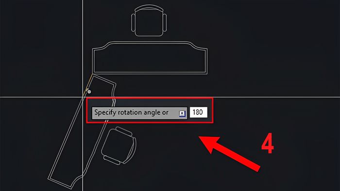các lệnh xoay đối tượng trong cad