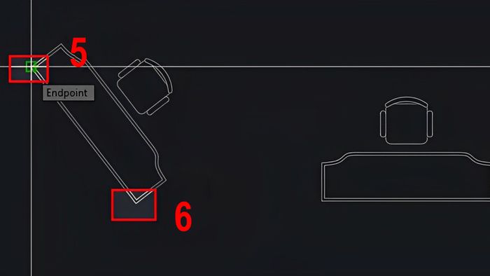 lệnh xoay đối tượng trong cad