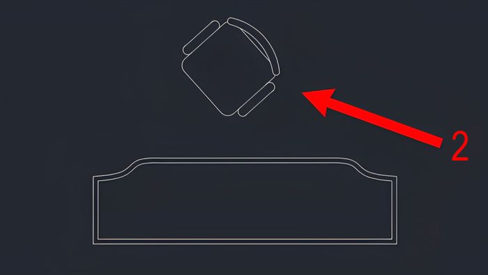 các lệnh xoay đối tượng trong CAD