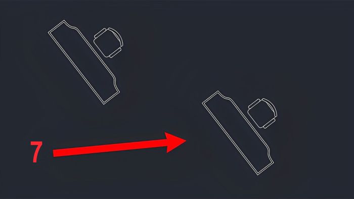 lệnh xoay trong cad