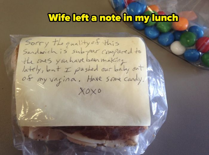 A note on a sandwich: