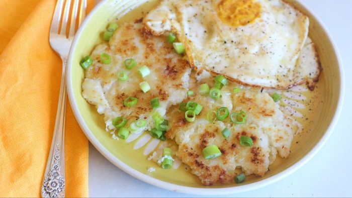 The best way to repurpose leftover grits.