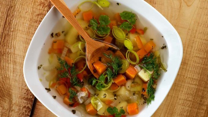 Incorporate Vegetables Into Your Soup After Cooking