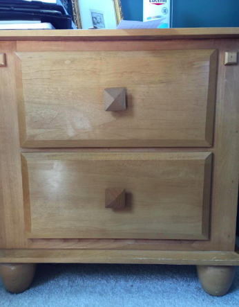 The same nightstand, now stain-free and looking refreshed.