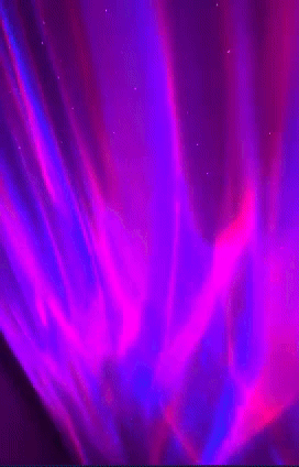A vibrant light display with beams crisscrossing, typically seen in nightclubs or party venues, likely from a lighting product