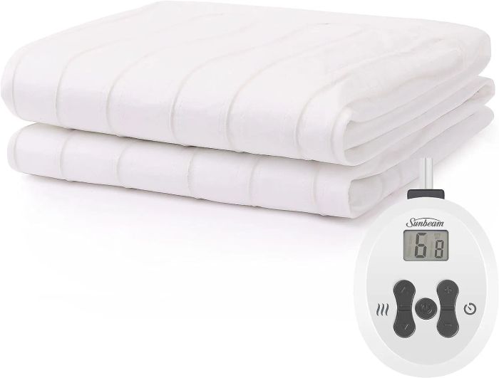 A heated blanket complete with a digital remote for precise control