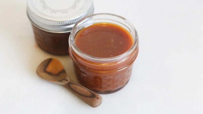 Give your caramel sauce a twist with sour cream