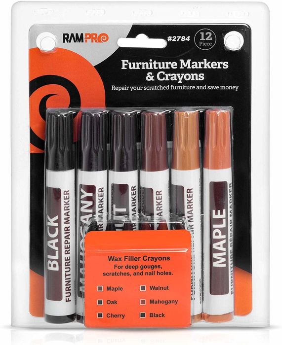 Markers available in various shades of brown to match different furniture finishes