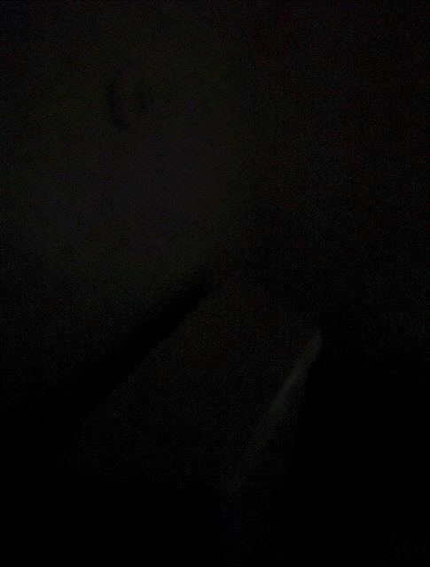 The nightlight is shown switching on and off