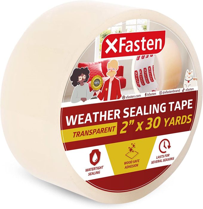 The roll of weather sealing tape