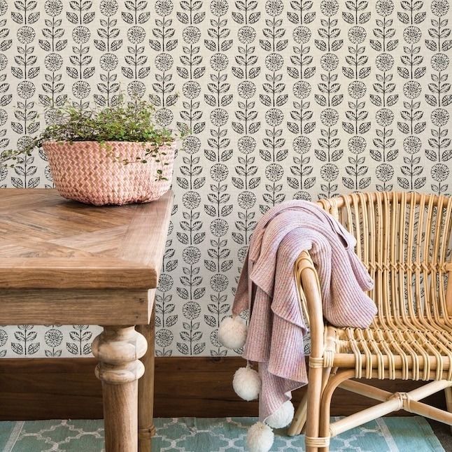 Wallpaper on a wall