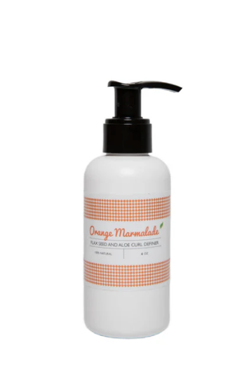 Bottle of Orange Marmalade Flax Seed and Aloe Curl Definer