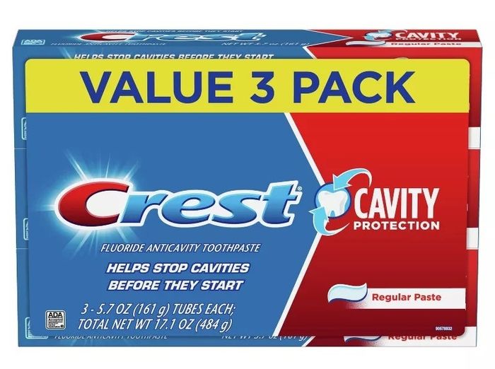 A tube of toothpaste