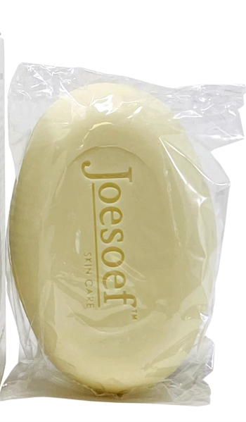 A close-up of a bar of soap.