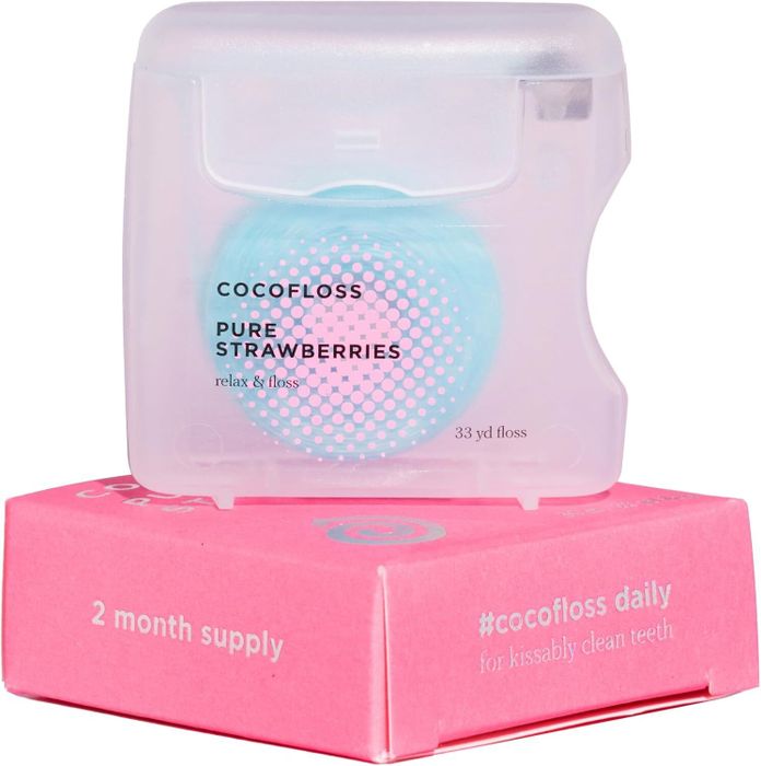 Strawberry-flavored floss
