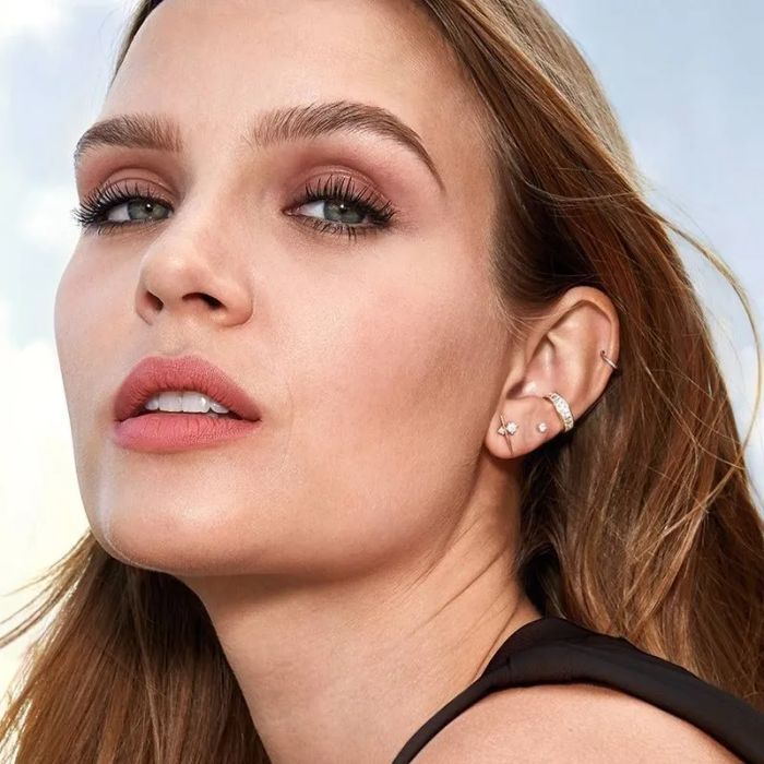 Model showcasing the mascara
