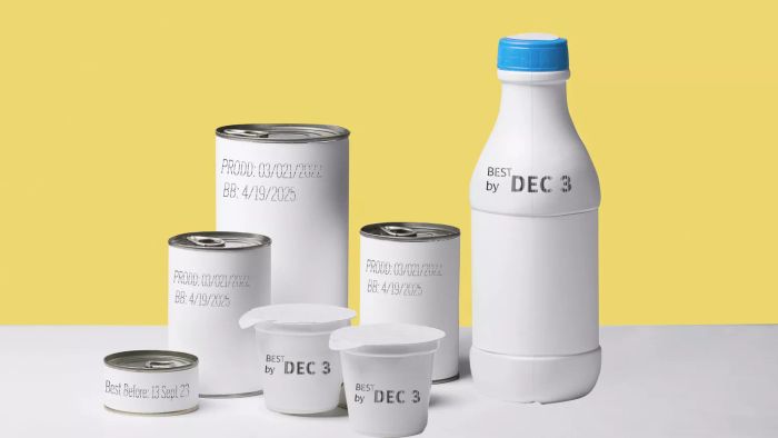 food-expiration-date-guidelines: cans and bottles showing expiration dates clearly visible