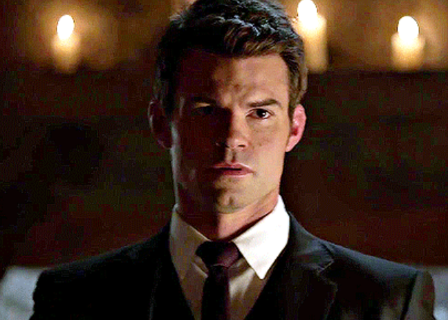 Elijah dressed in a suit