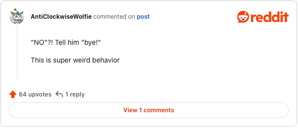 Reddit comment from AntiClockwiseWolfie: 