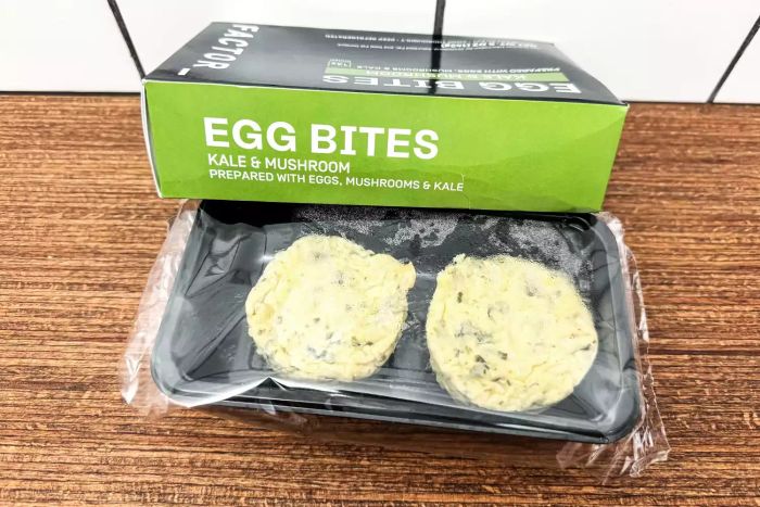 Egg bites featured in the Factor Meal Kit