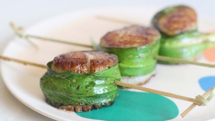 Ramp-Wrapped Scallops Outshine Bacon-Wrapped Scallops