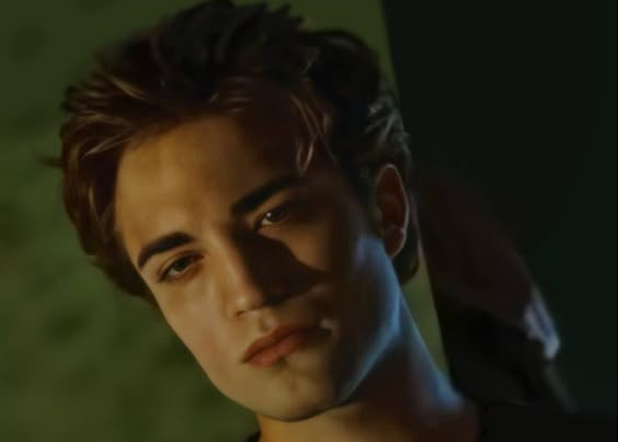 Edward, lost in thought under the night sky