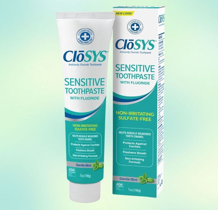 The pH-balanced fluoride toothpaste