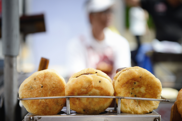 A Korean pastry filled with seeds and fried to perfection