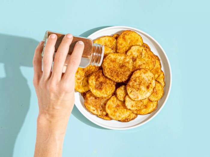 homemade potato chips