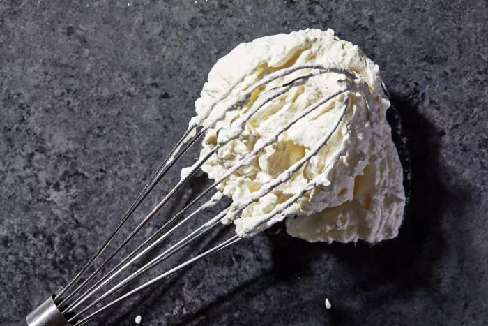 whipping cream