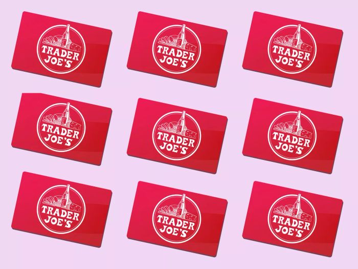 Trader Joe's gift cards