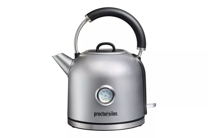 Proctor Silex 1.7 Liter Retro Electric Tea Kettle