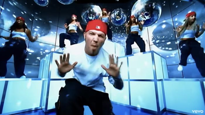 Fred Durst of Limp Bizkit features in the music video for 