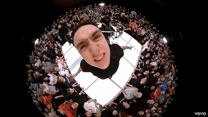 Jacoby Shaddix of Papa Roach appears in the 