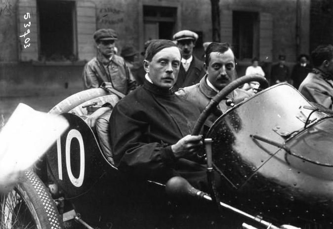 Kenelm Lee Guinness at the 1914 French Grand Prix (2)