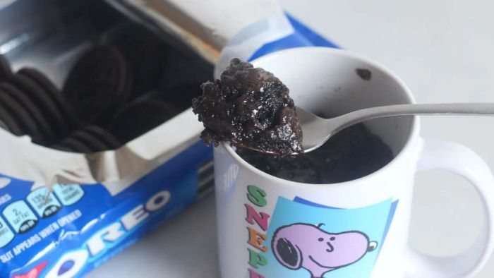 This Oreo Mug Cake: A Quiet Plea for Comfort
