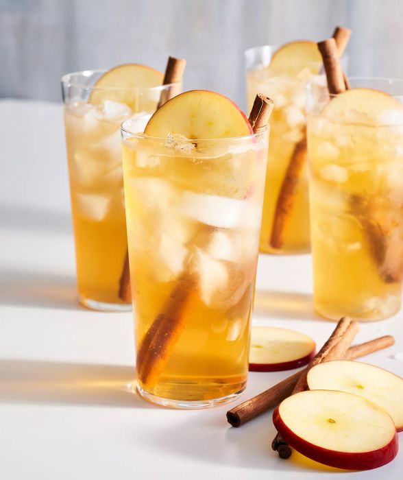 Cinnamon-based beverages - Spiced Apple Kombucha