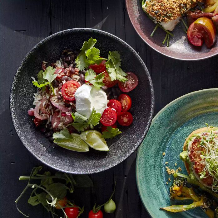 Mexican Black Bean and Rice Bowl