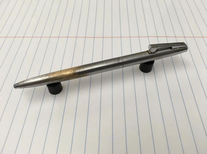 An old, rusted pen.