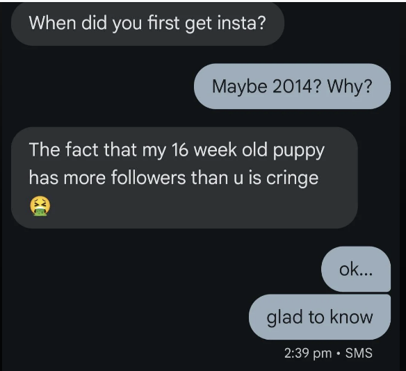 Text exchange: 