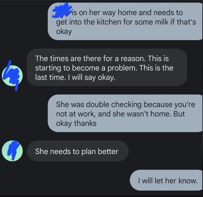 A screenshot from a messaging app displaying a conversation where someone is discussing the need for better planning.