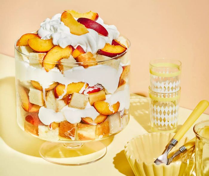 Peach Cobbler Trifle Recipe