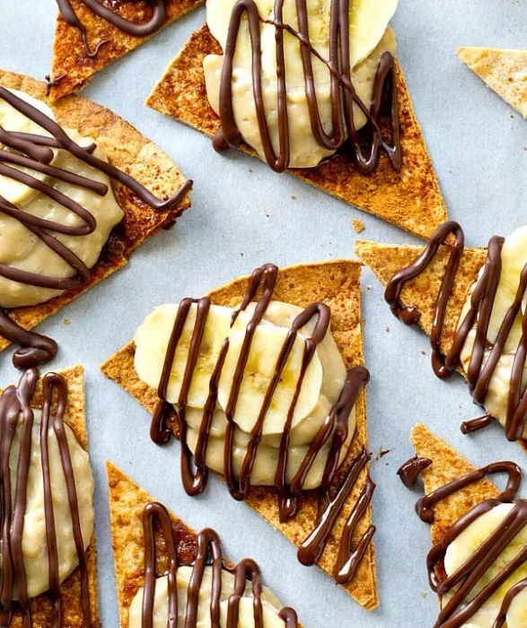 Banana Cream Pie Dessert Nachos